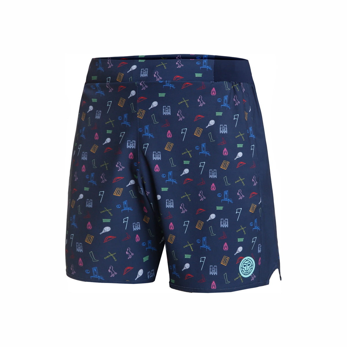 BIDI BADU Tafari Tech Shorts Garçons-Bleu Foncé,Multicouleur