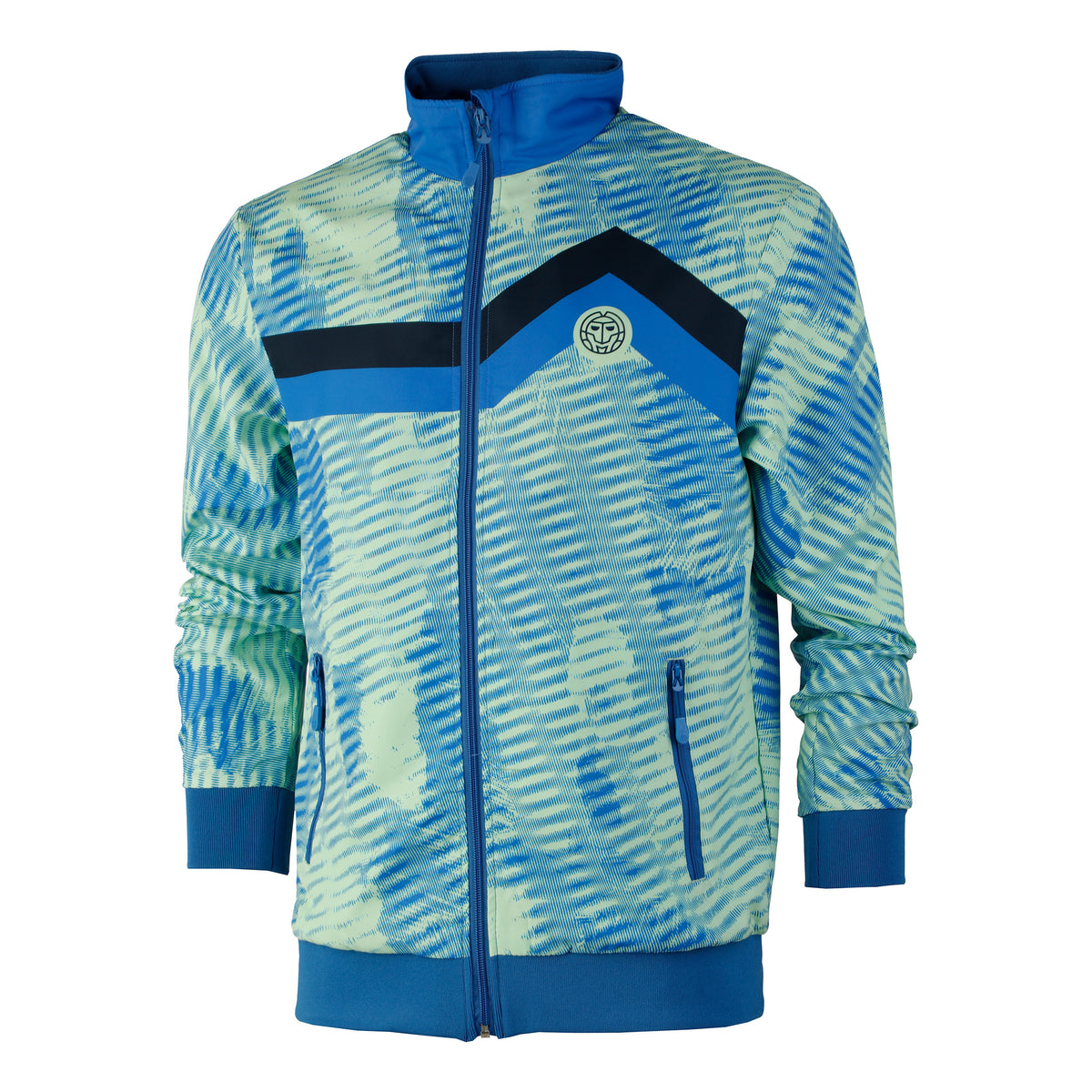BIDI BADU Zulu Tech Veste de survêtement Hommes - bleu, vert clair