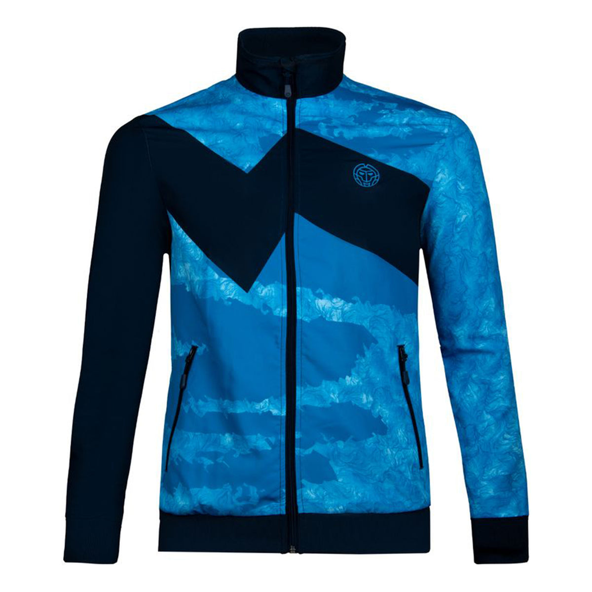 BIDI BADU Zulu Tech Trainingsjack Heren - petrolblauw, donkerblauw