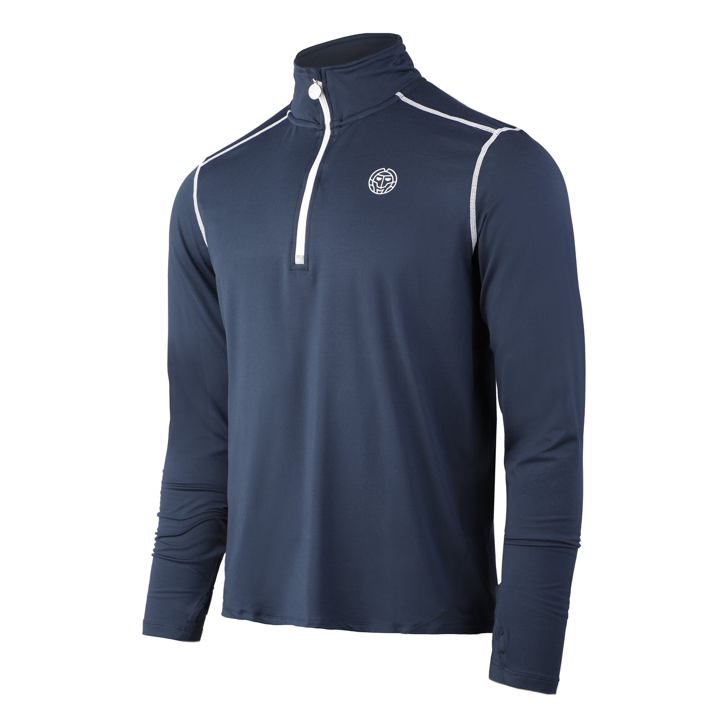 BIDI BADU Zac Tech Longsleeve Heren-Donkerblauw