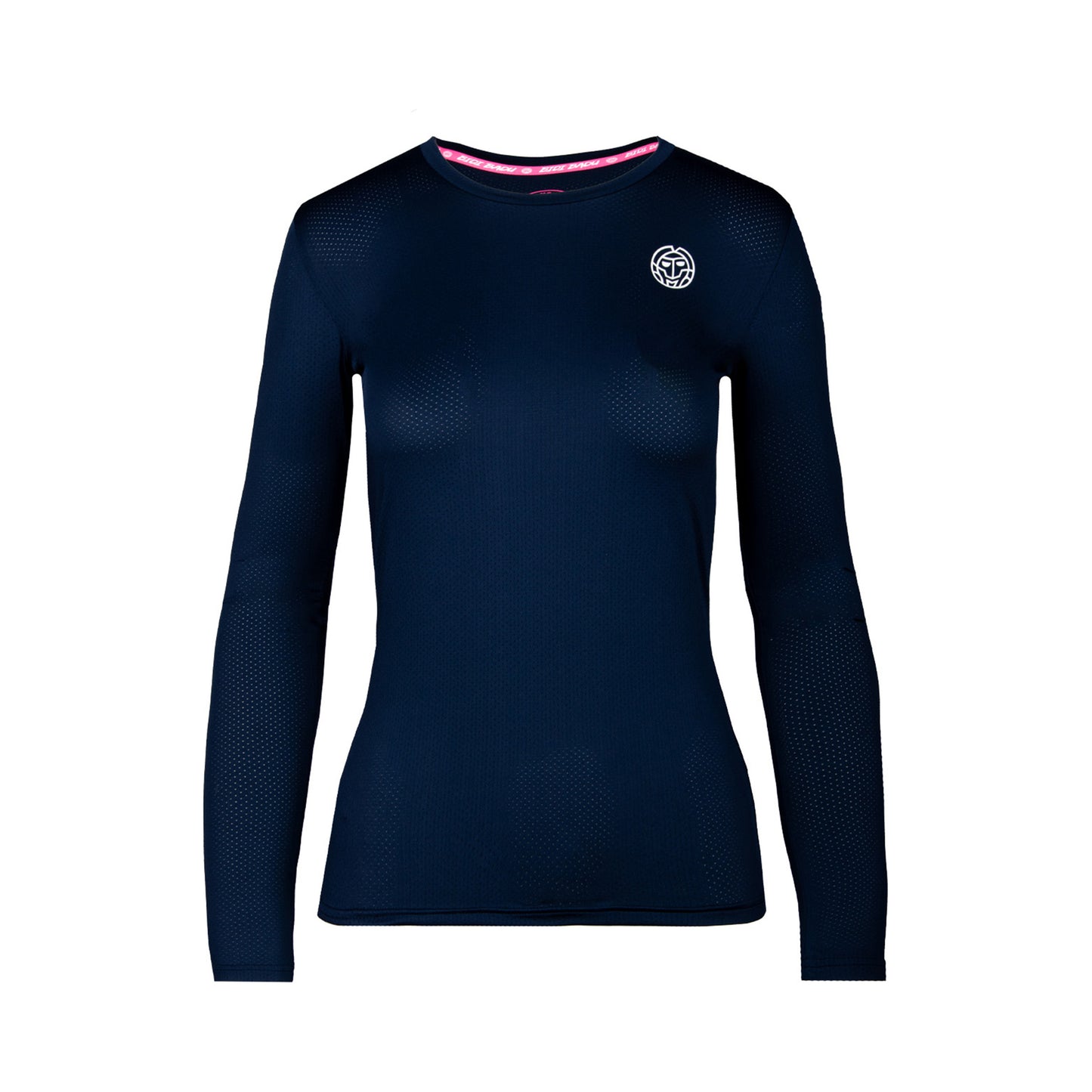 BIDI BADU Mina Tech Roundneck Haut manches longues Filles - bleu foncé,