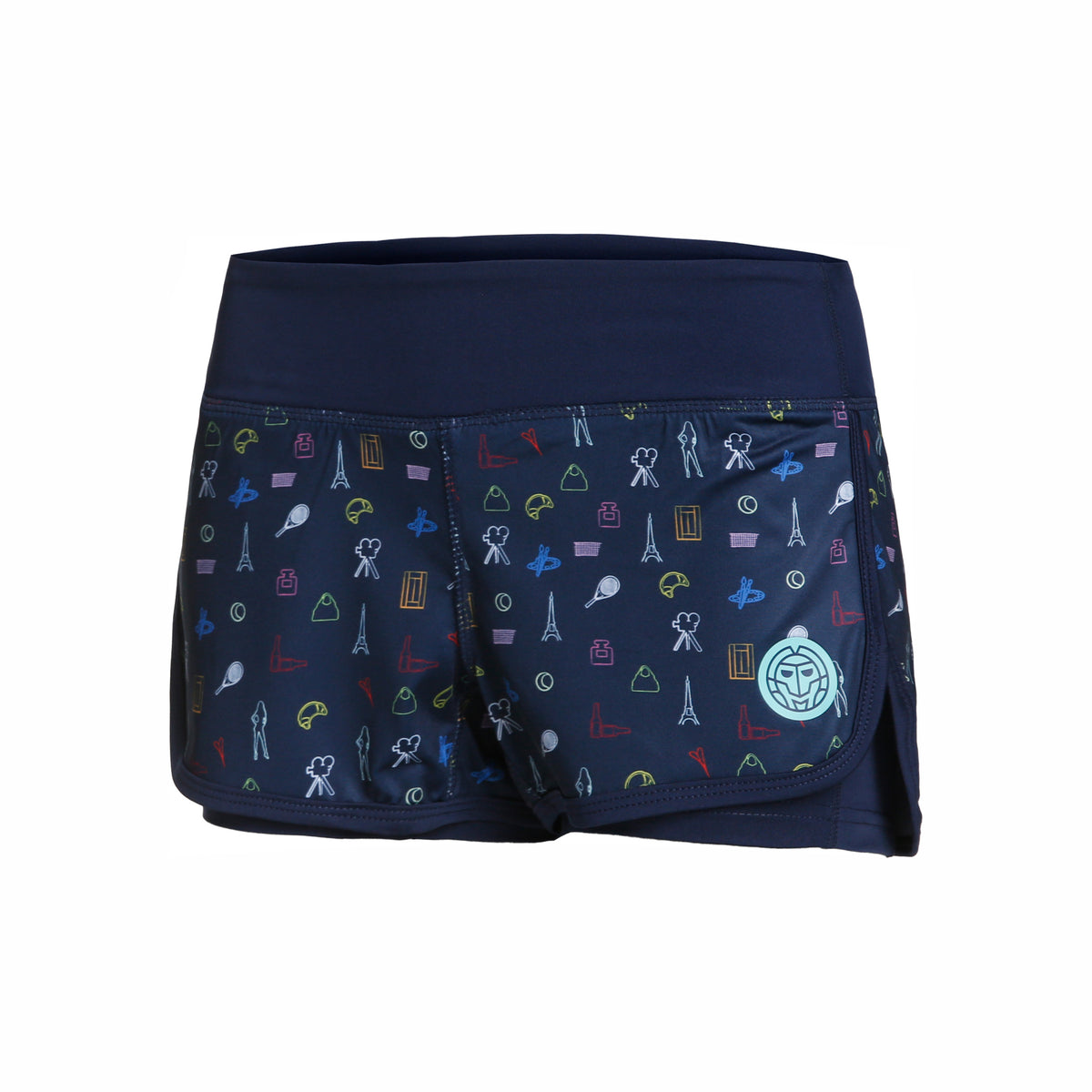 BIDI BADU Imara Tech 2in1 Shorts Meisjes - donkerblauw, veelkleurig