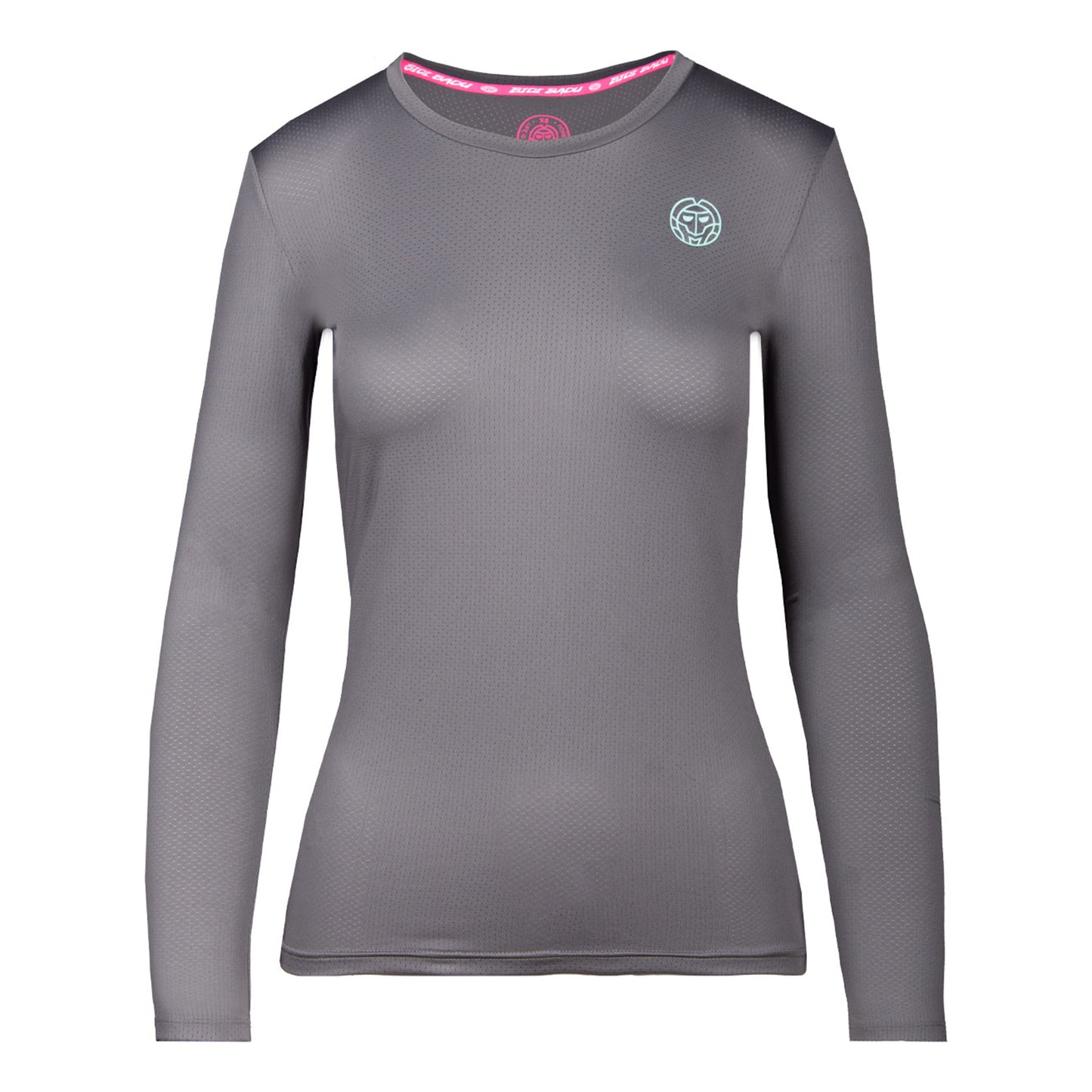 BIDI BADU Pia Tech Roundneck Haut manches longues Femmes - gris,
