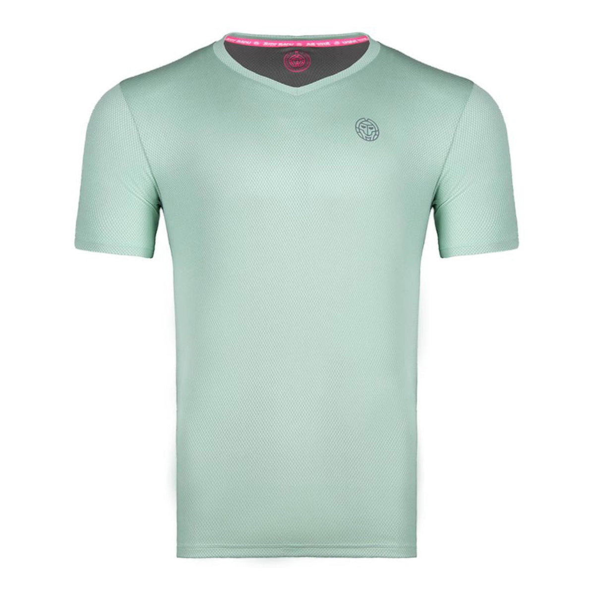 BIDI BADU Ted Tech T-shirt Hommes - turquoise, gris