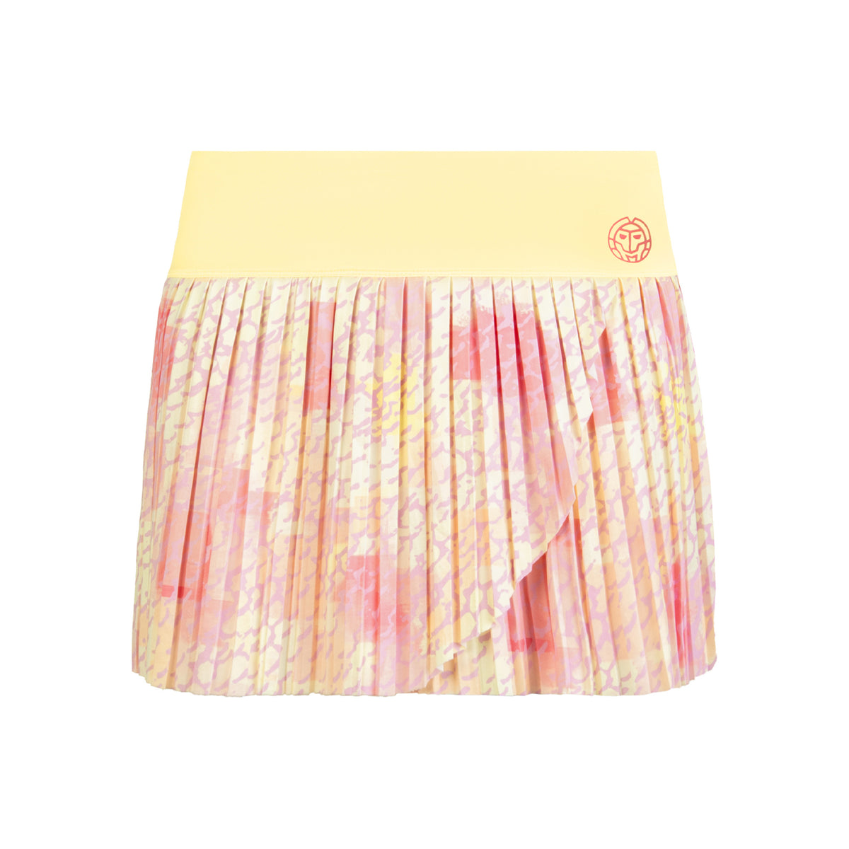 BIDI BADU Lowey Tech Plissee Rok Dames - geel, roze