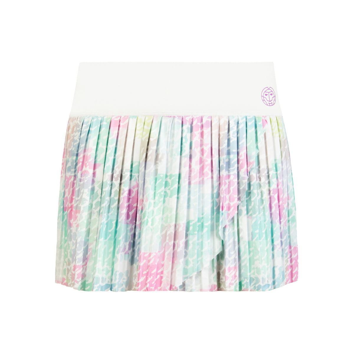 BIDI BADU Lowey Tech Plissee Rok Dames - wit, roze