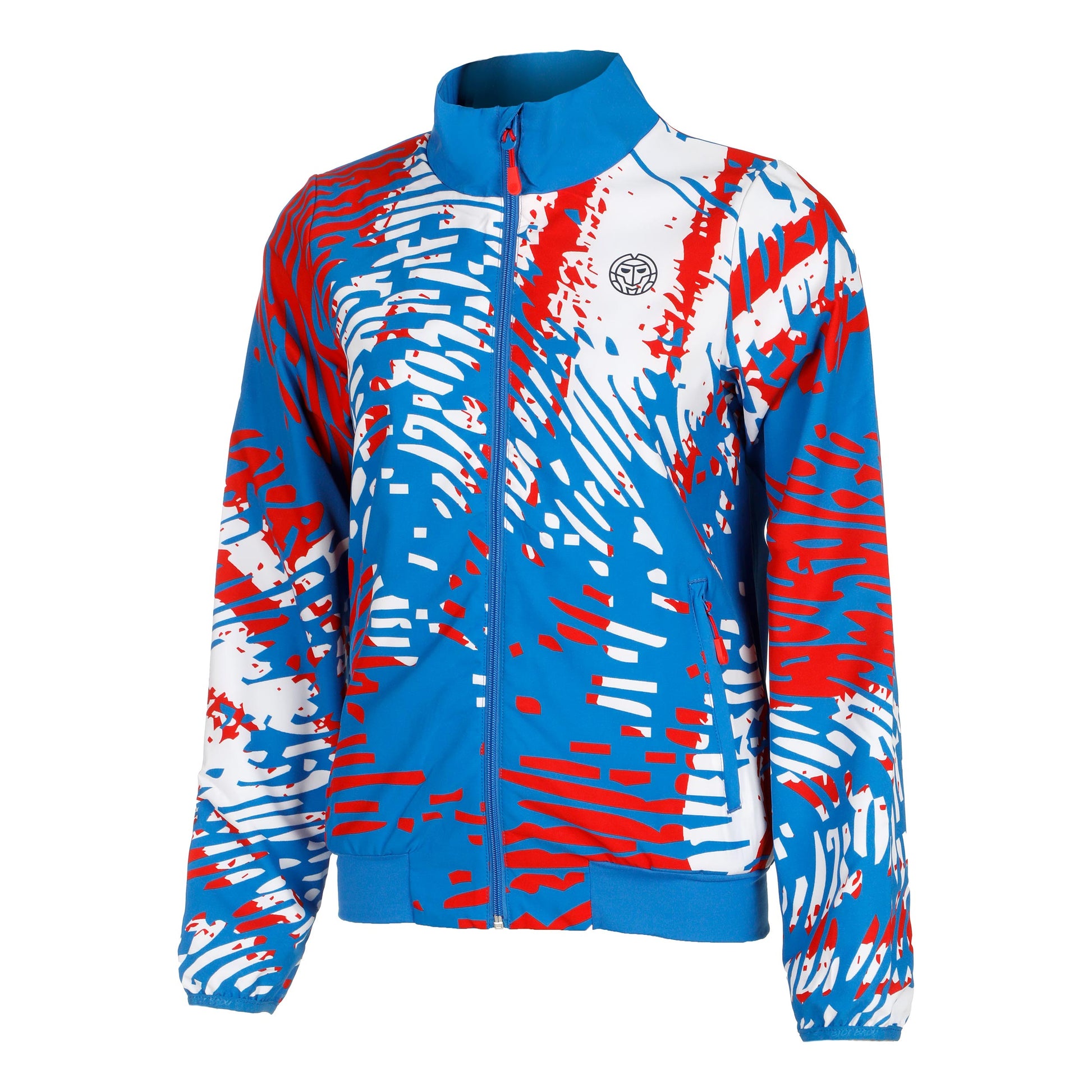 BIDI BADU Gene Tech Veste De Survêtement Femmes-Bleu,Blanc