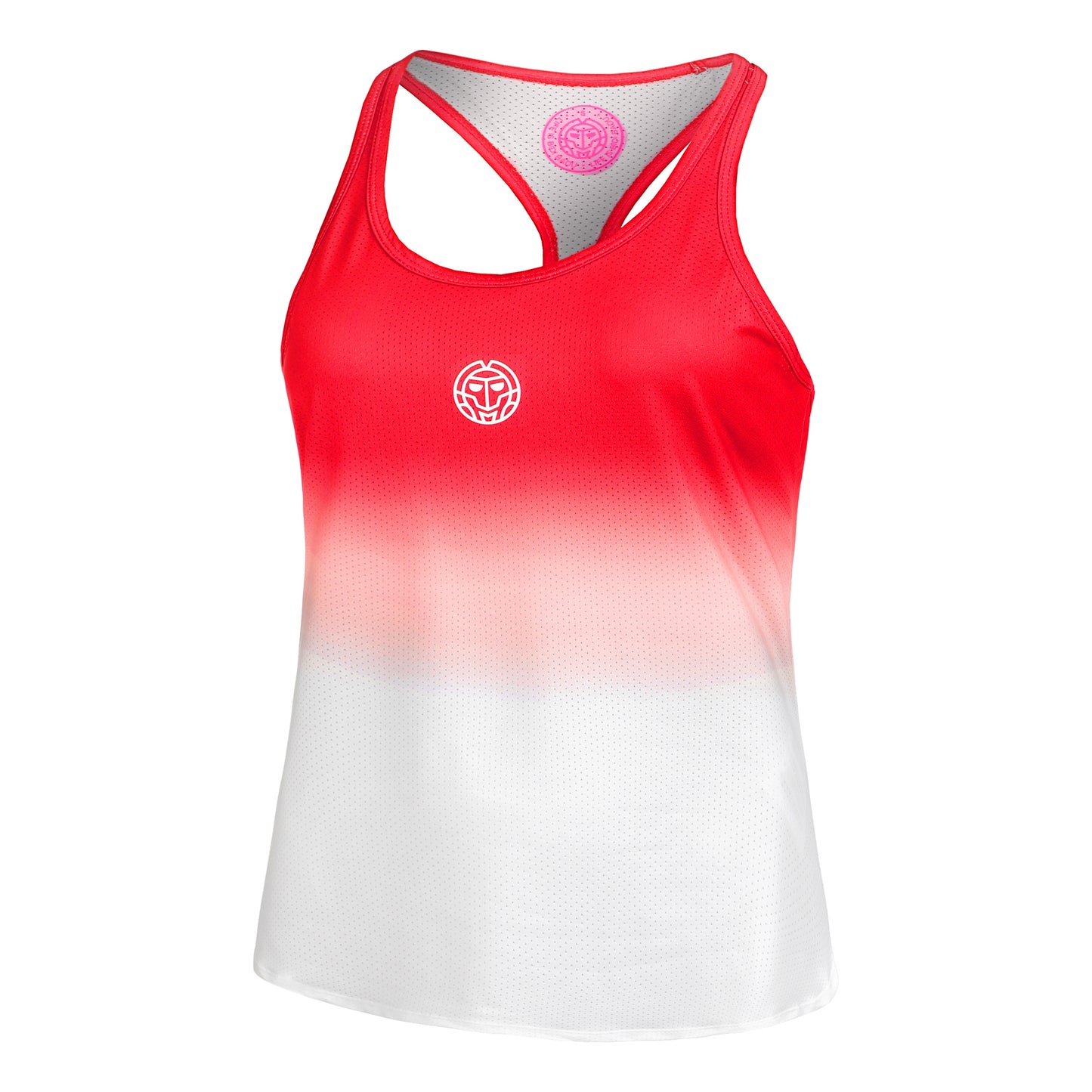 BIDI BADU Crew Gradiant Tanktop Dames-Rood,Wit