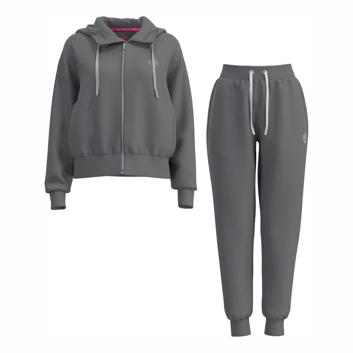 BIDI BADU Chill Trainingspak Dames - donkergrijs,