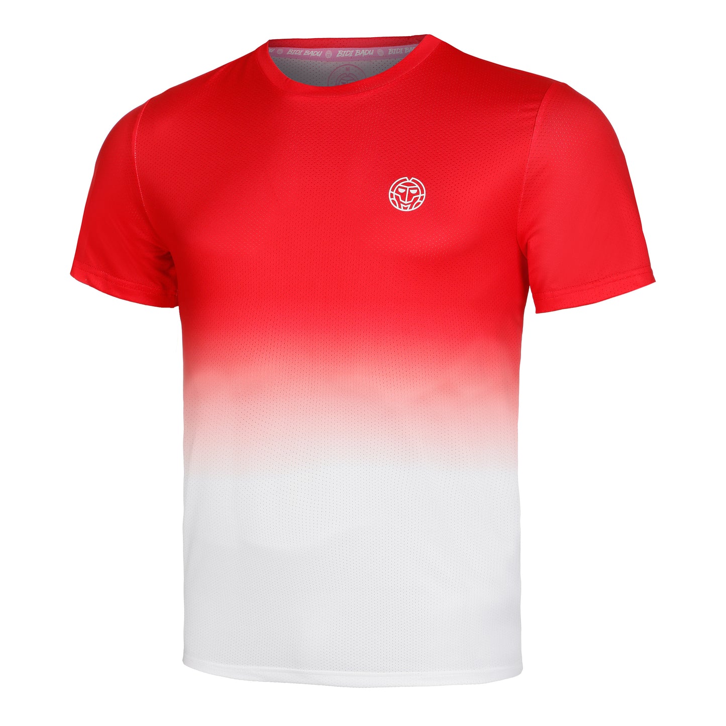 BIDI BADU Crew Gradiant T-shirt Hommes-Rouge,Blanc
