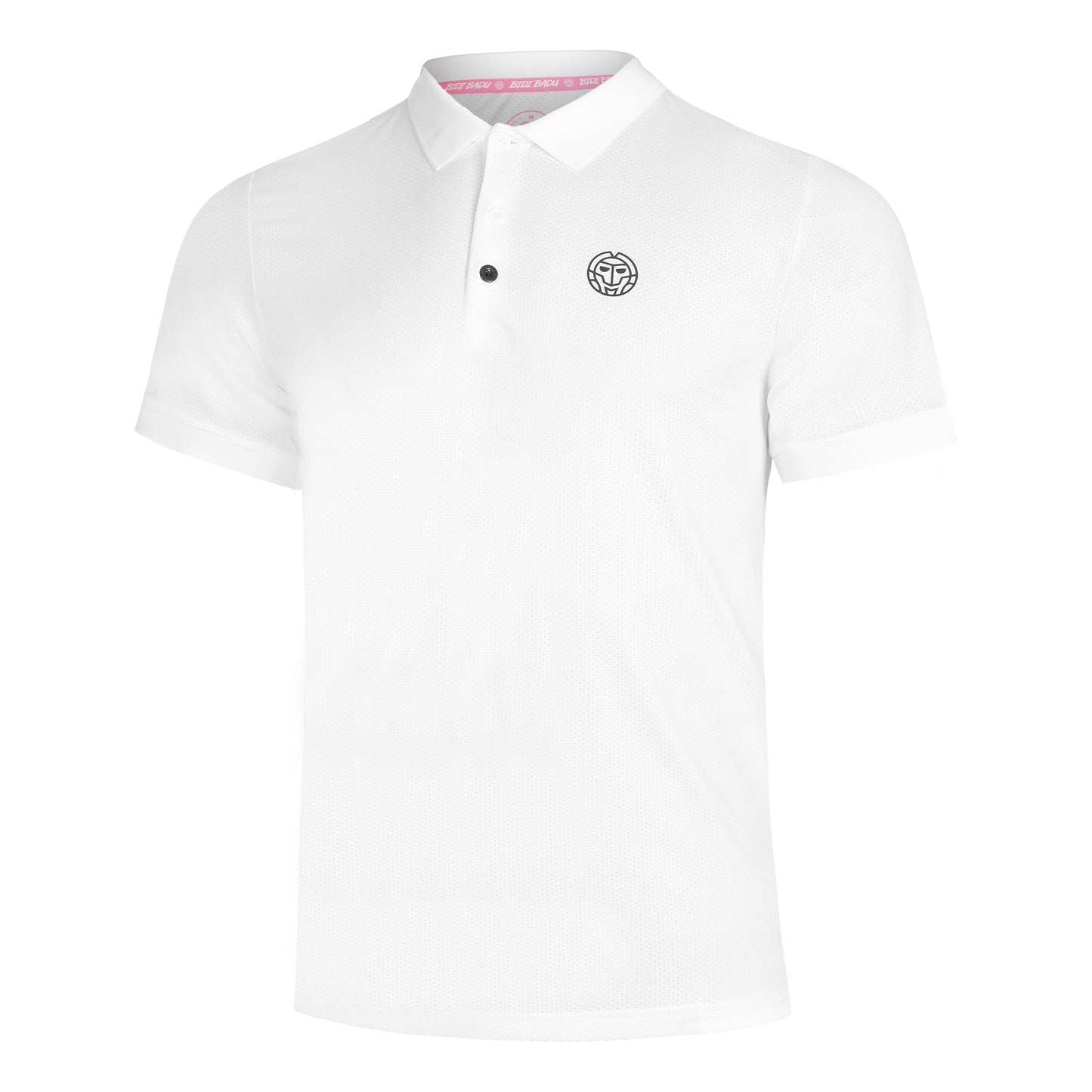 BIDI BADU Crew Polo Hommes-Blanc