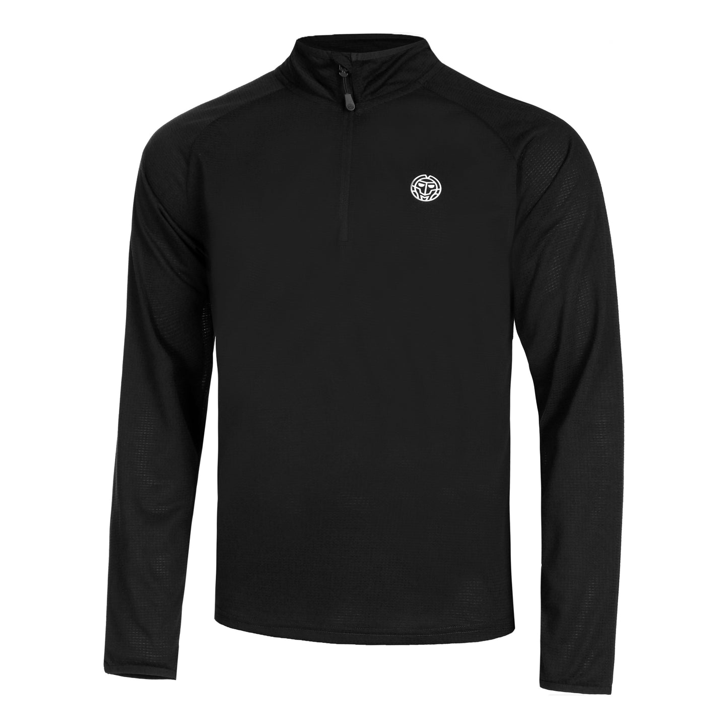 BIDI BADU Crew Longsleeve Heren-Zwart