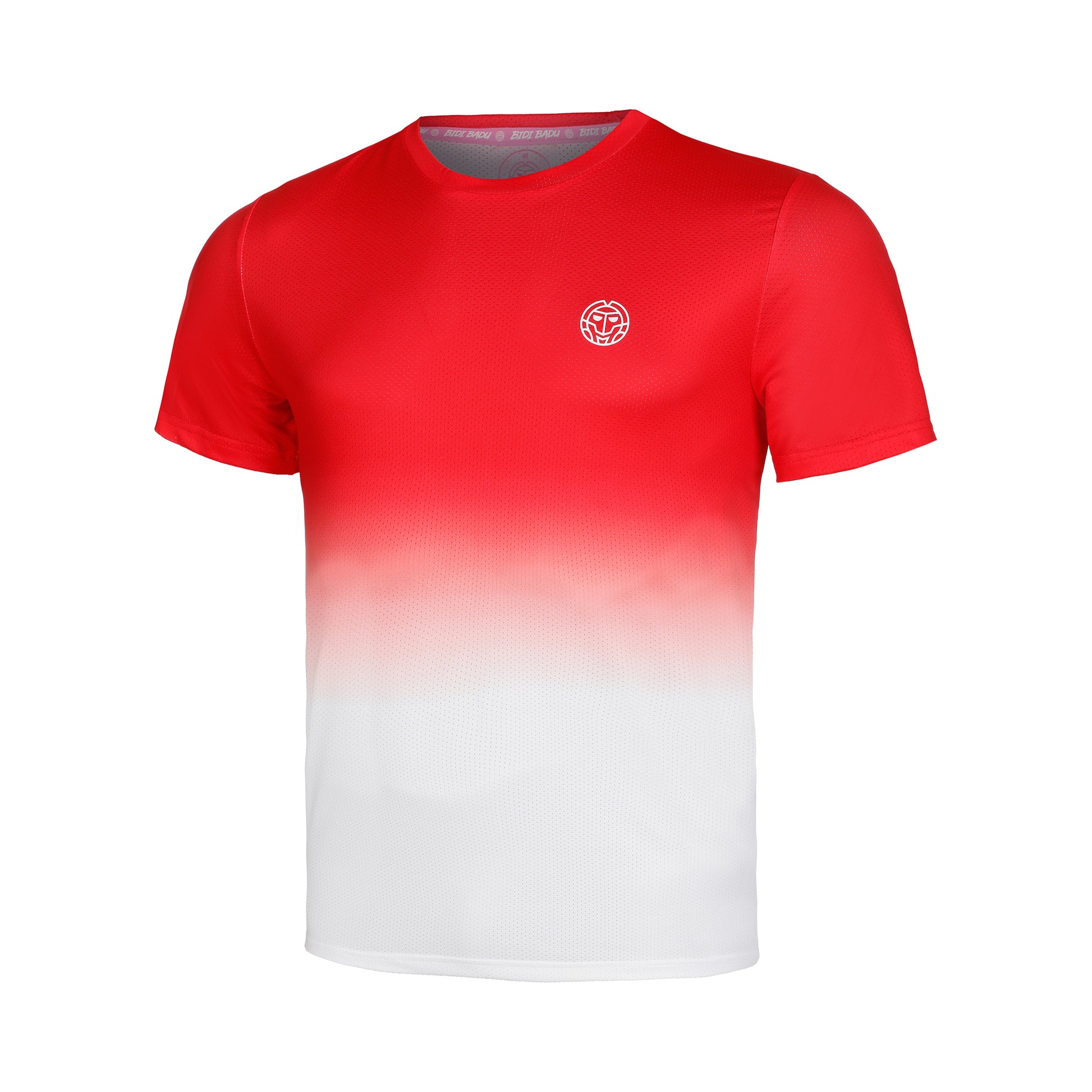 BIDI BADU Crew Gradiant T-shirt Garçons-Rouge,Blanc
