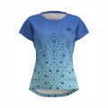 Grafic Illumination T-shirt Meisjes - blauw, turkoois