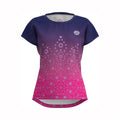 Grafic Illumination T-shirt Meisjes - pink, donkerblauw