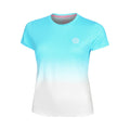 Crew Gradiant T-shirt Filles-Turquoise,Blanc