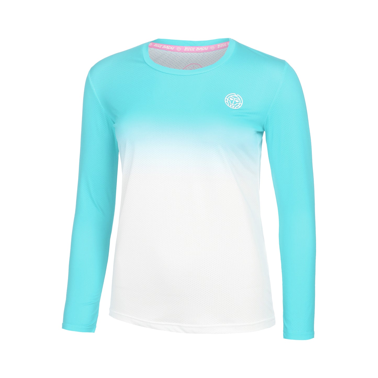 BIDI BADU Crew Gradiant Longsleeve Meisjes-Turkoois,Wit