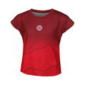 Grafic Illumination T-shirt Meisjes - donkerrood,