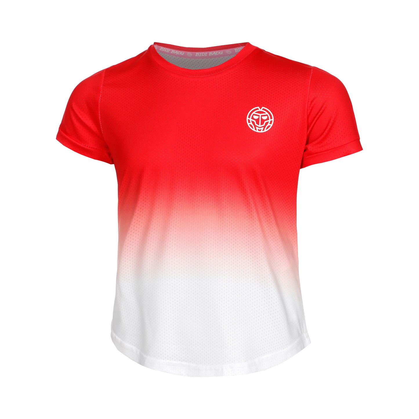 BIDI BADU Crew Gradiant Junior T-shirt Filles-Rouge,Blanc