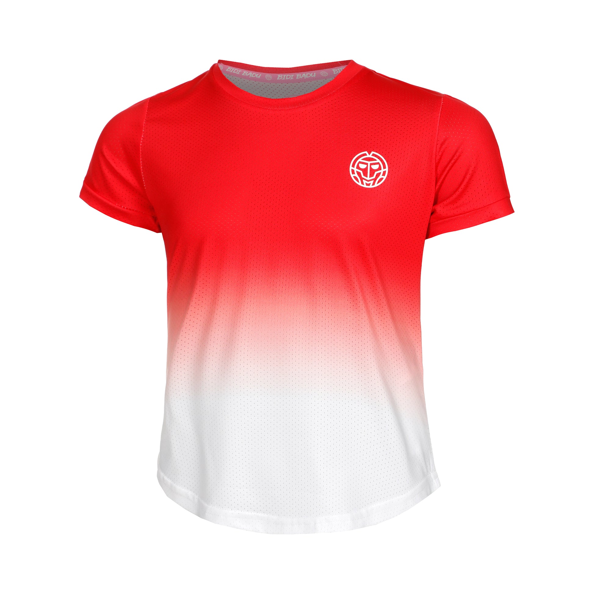 BIDI BADU Crew Gradiant Junior T-shirt Filles-Rouge,Blanc