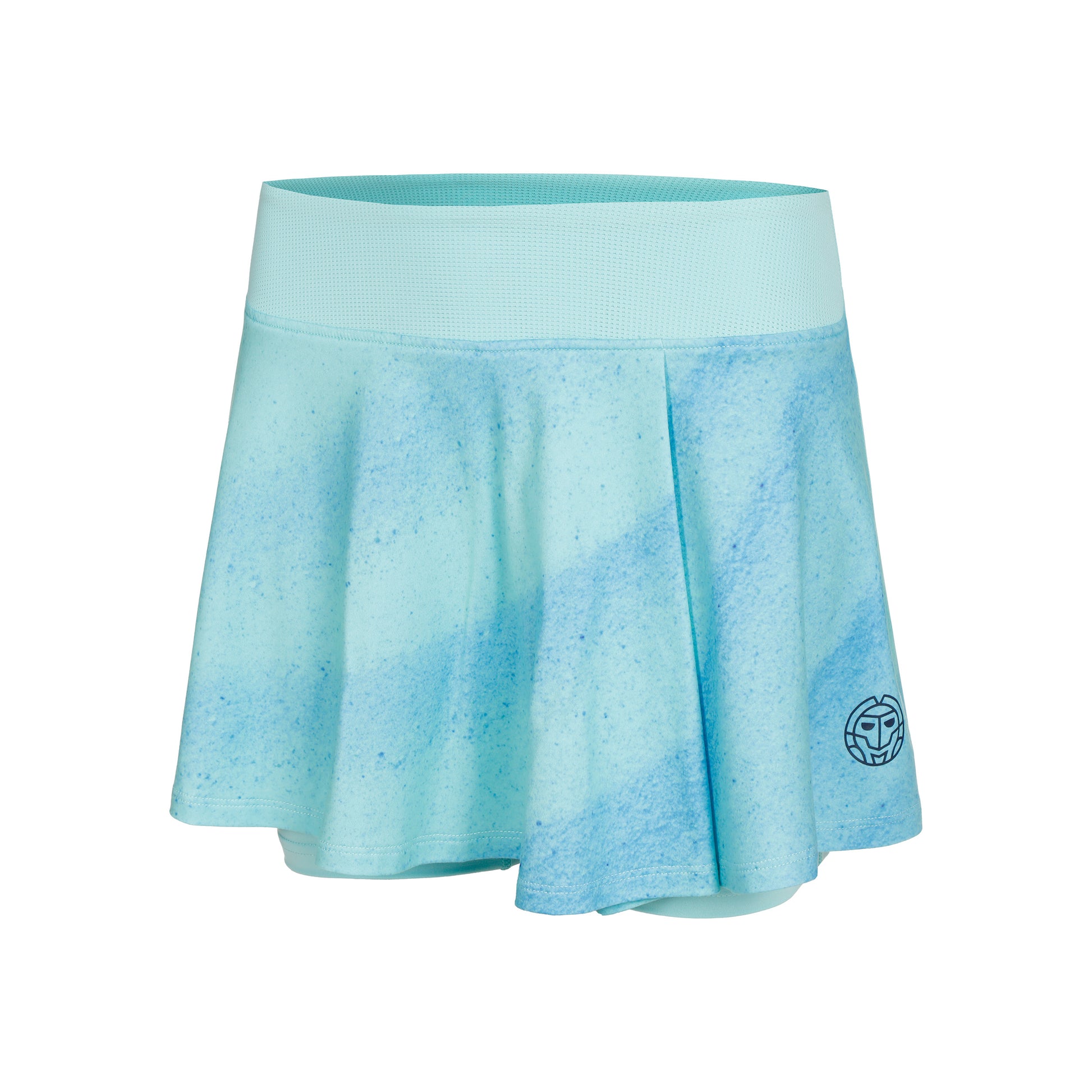 BIDI BADU Beach Spirit Printed Wavy Rok Dames-Turkoois