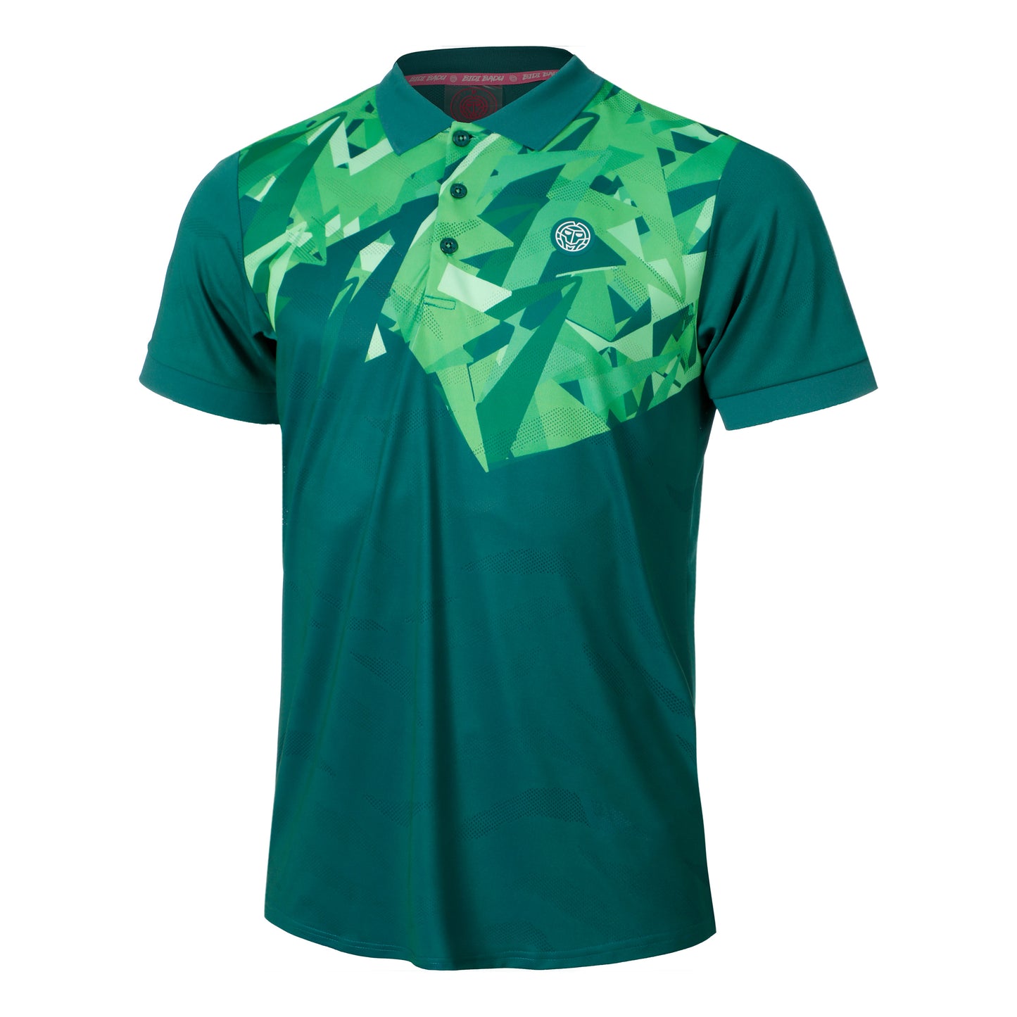 BIDI BADU Spike Polo Hommes-Vert Foncé,Vert