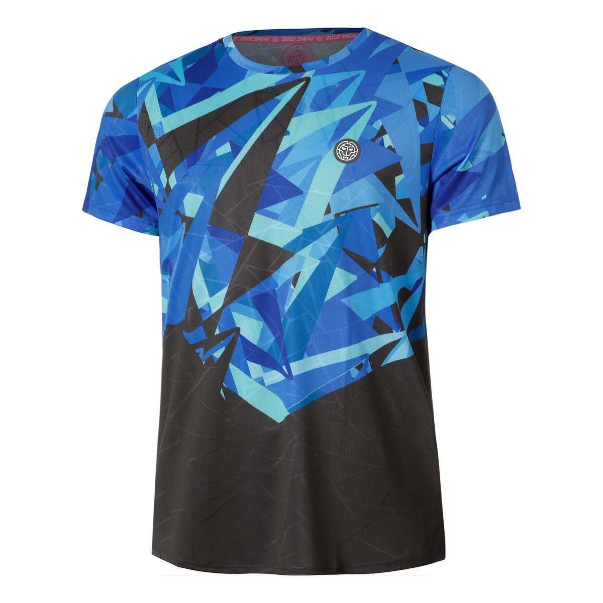 BIDI BADU Spike T-shirt Heren - donkergrijs, blauw