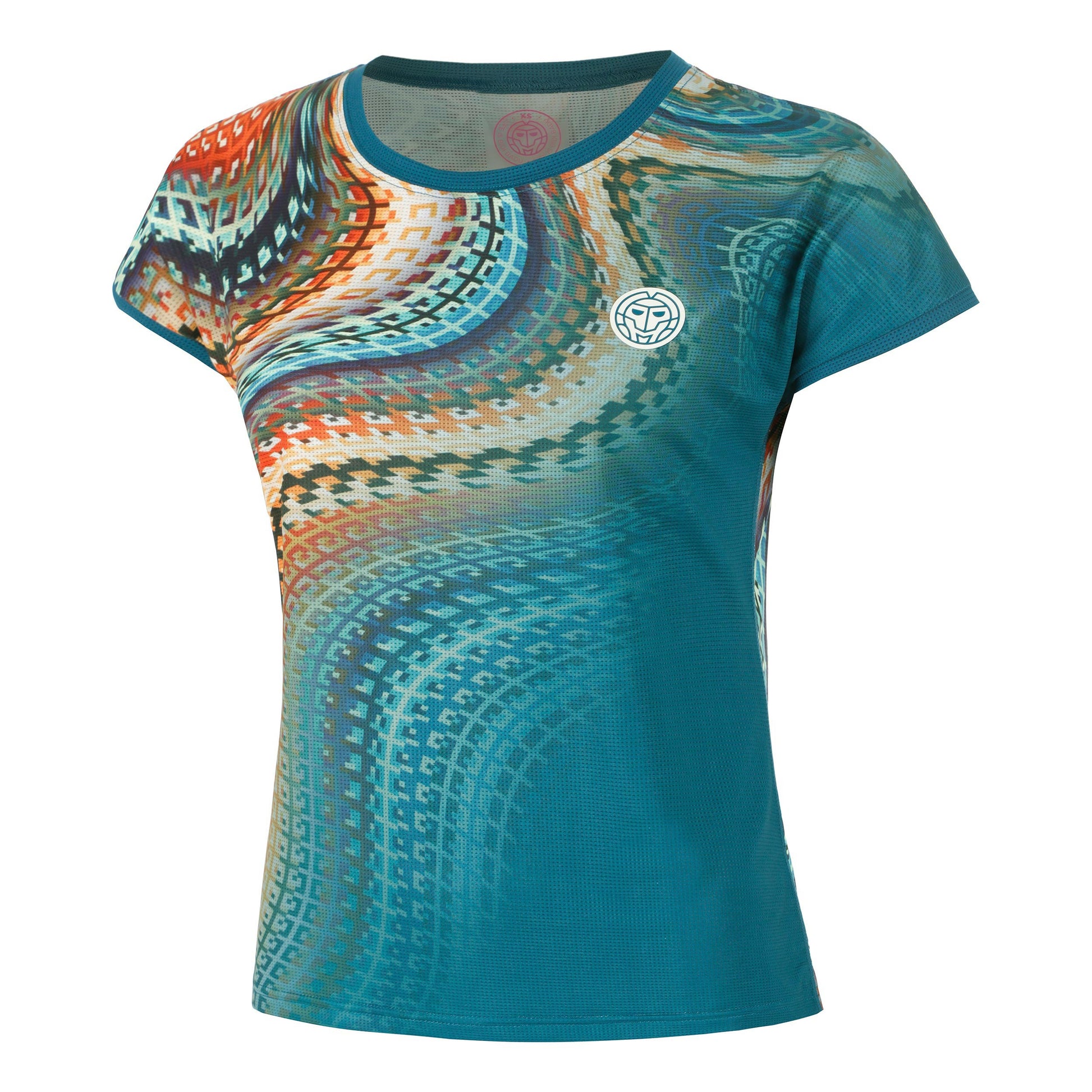 BIDI BADU Komodo T-shirt Dames-Petrolblauw