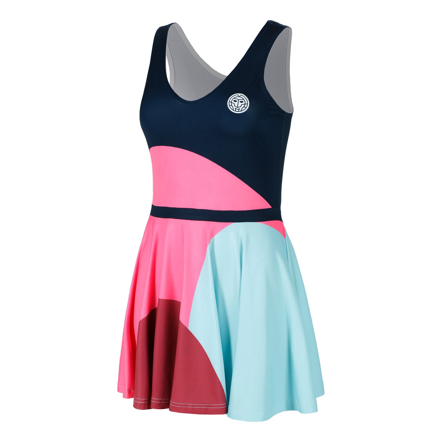 BIDI BADU Bubble Robe Femmes-Bleu Foncé,Pink