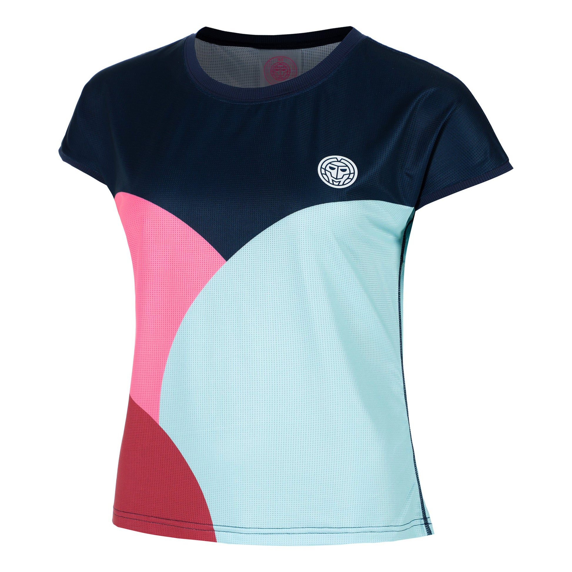 BIDI BADU Bubble T-shirt Dames-Donkerblauw,Turkoois
