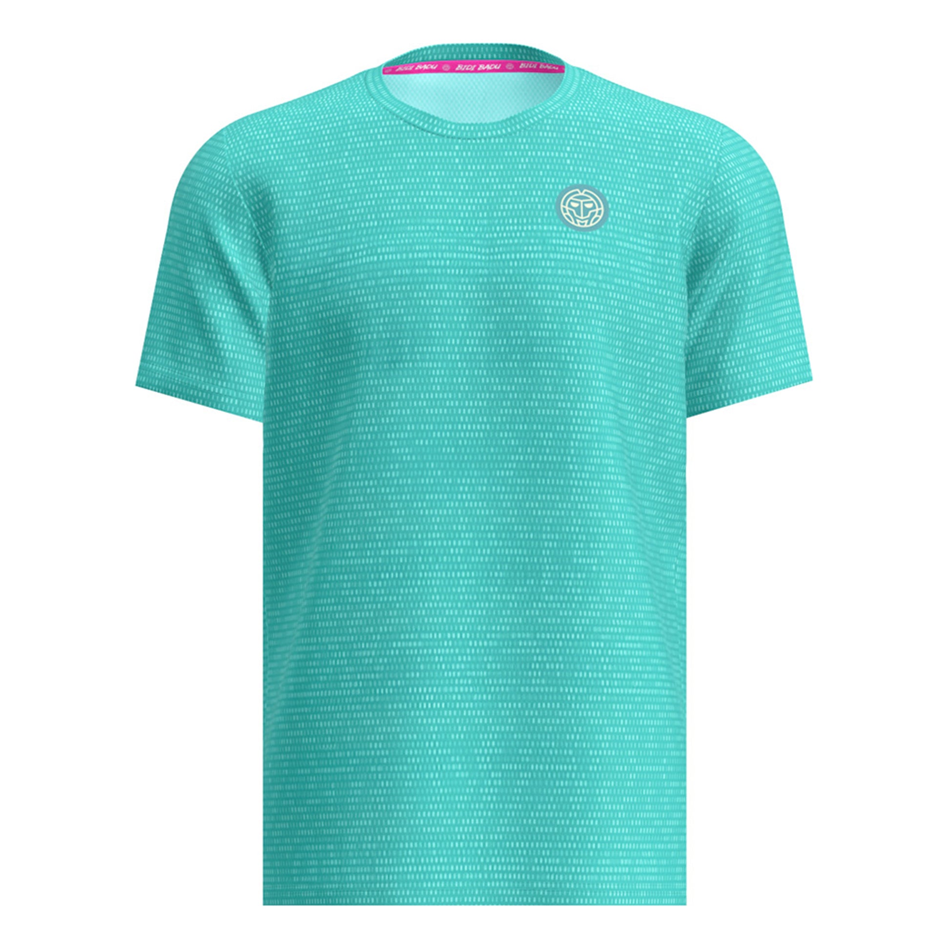 BIDI BADU Kaleido Two Colored T-shirt Hommes-Turquoise