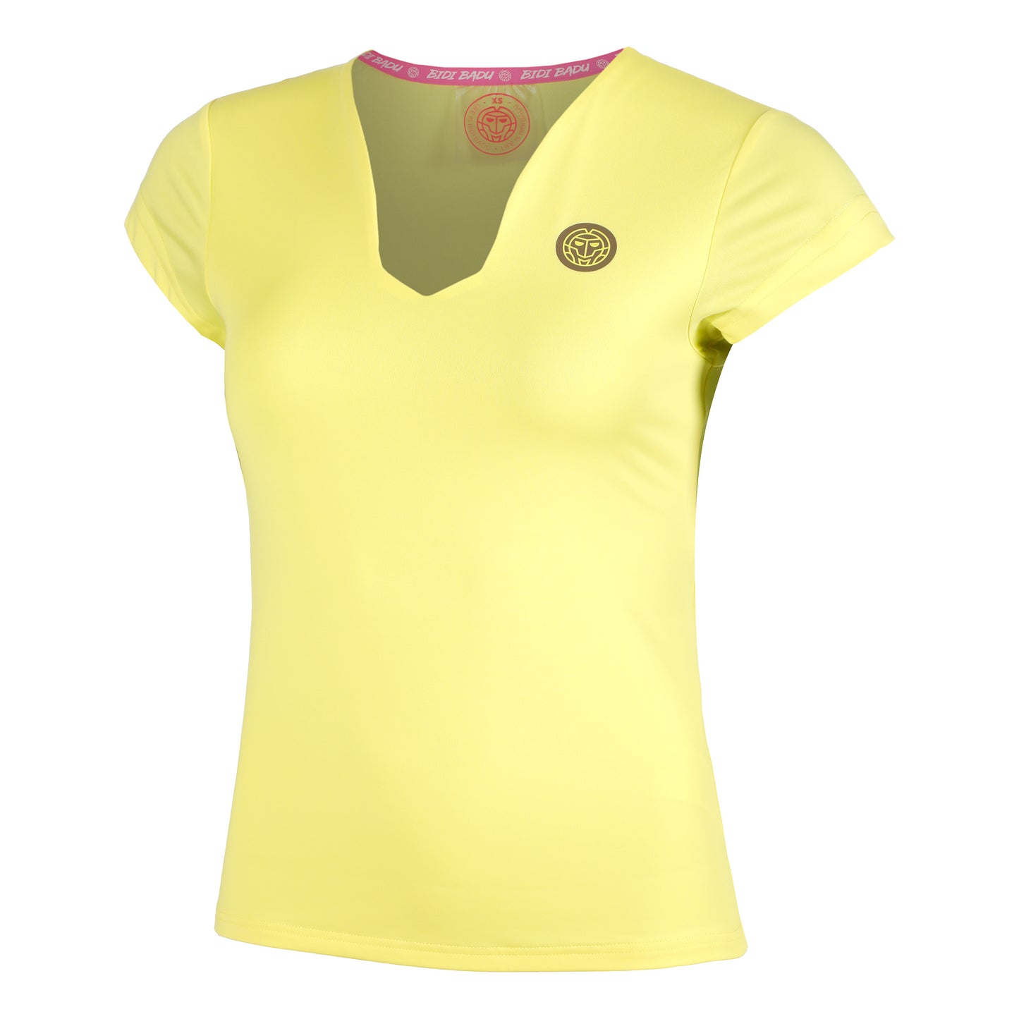 BIDI BADU Spectrum V-Neck T-shirt Femmes-Jaune