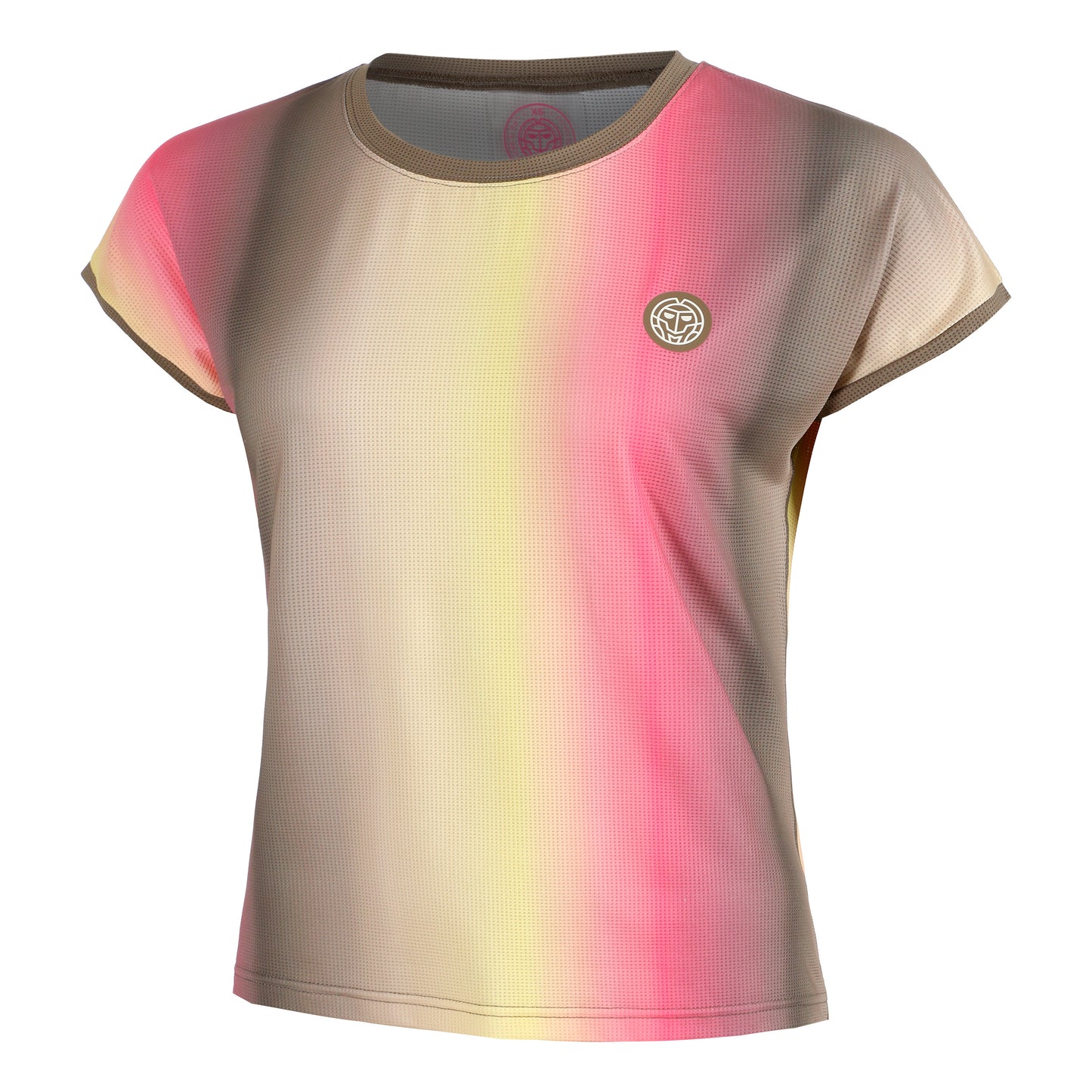 BIDI BADU Spectrum T-shirt Femmes-Marron,Jaune