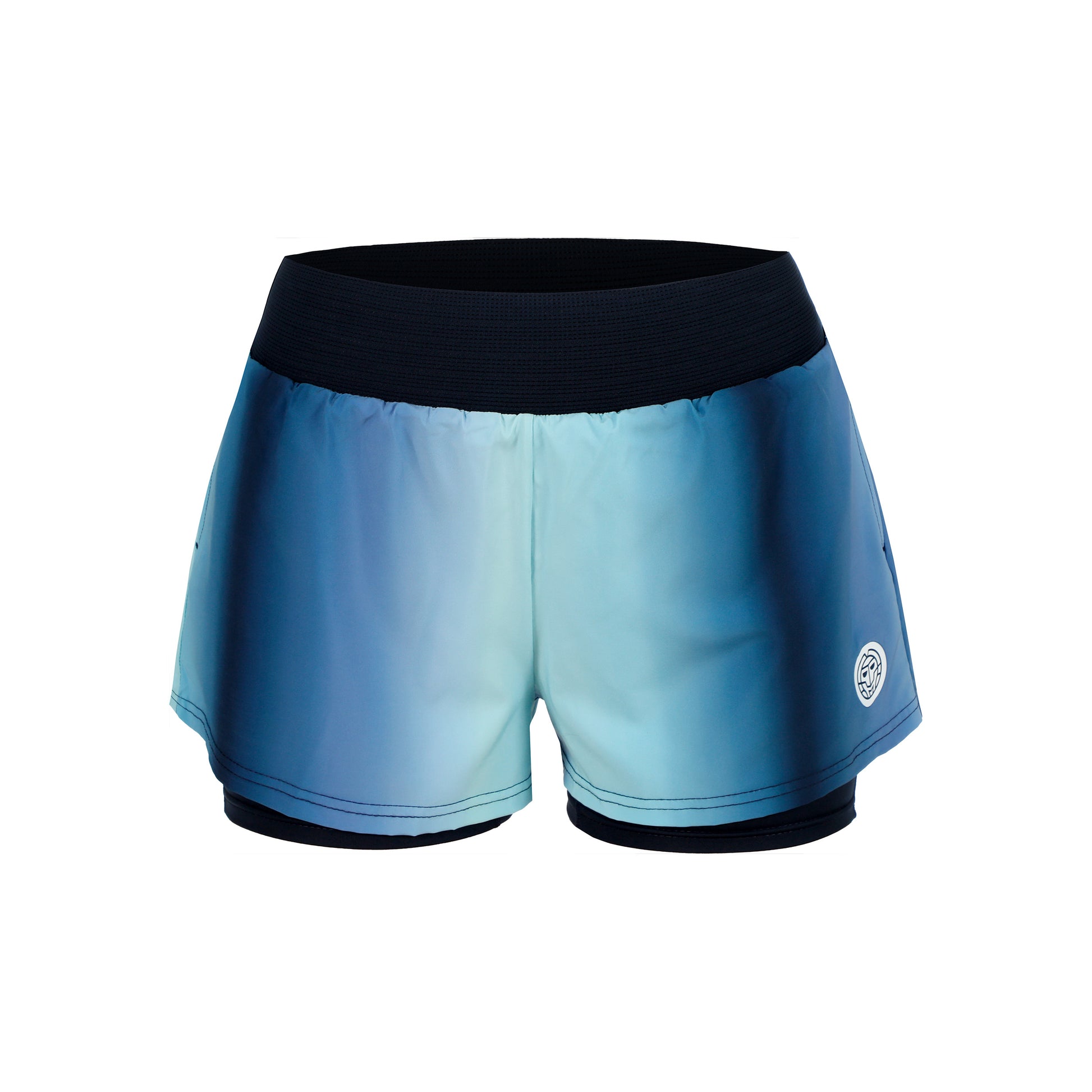 BIDI BADU Spectrum 2In1 Printed Shorts Dames-Donkerblauw,Lichtblauw