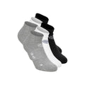 No Party XXL No Show Move Chaussettes De Tennis-Gris,Noir