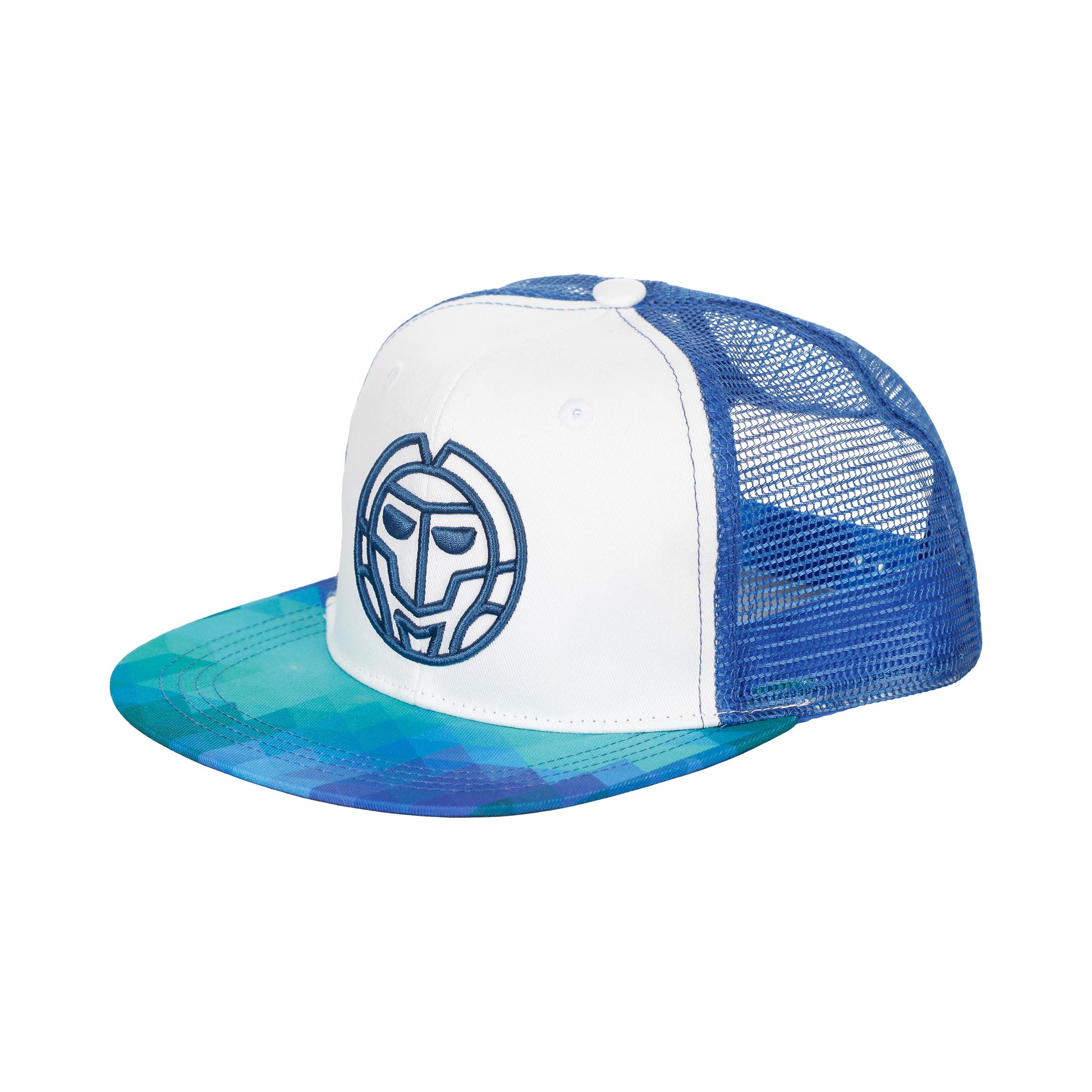 BIDI BADU Post Match Legend Mesh Printed Cap-Blauw,Groen