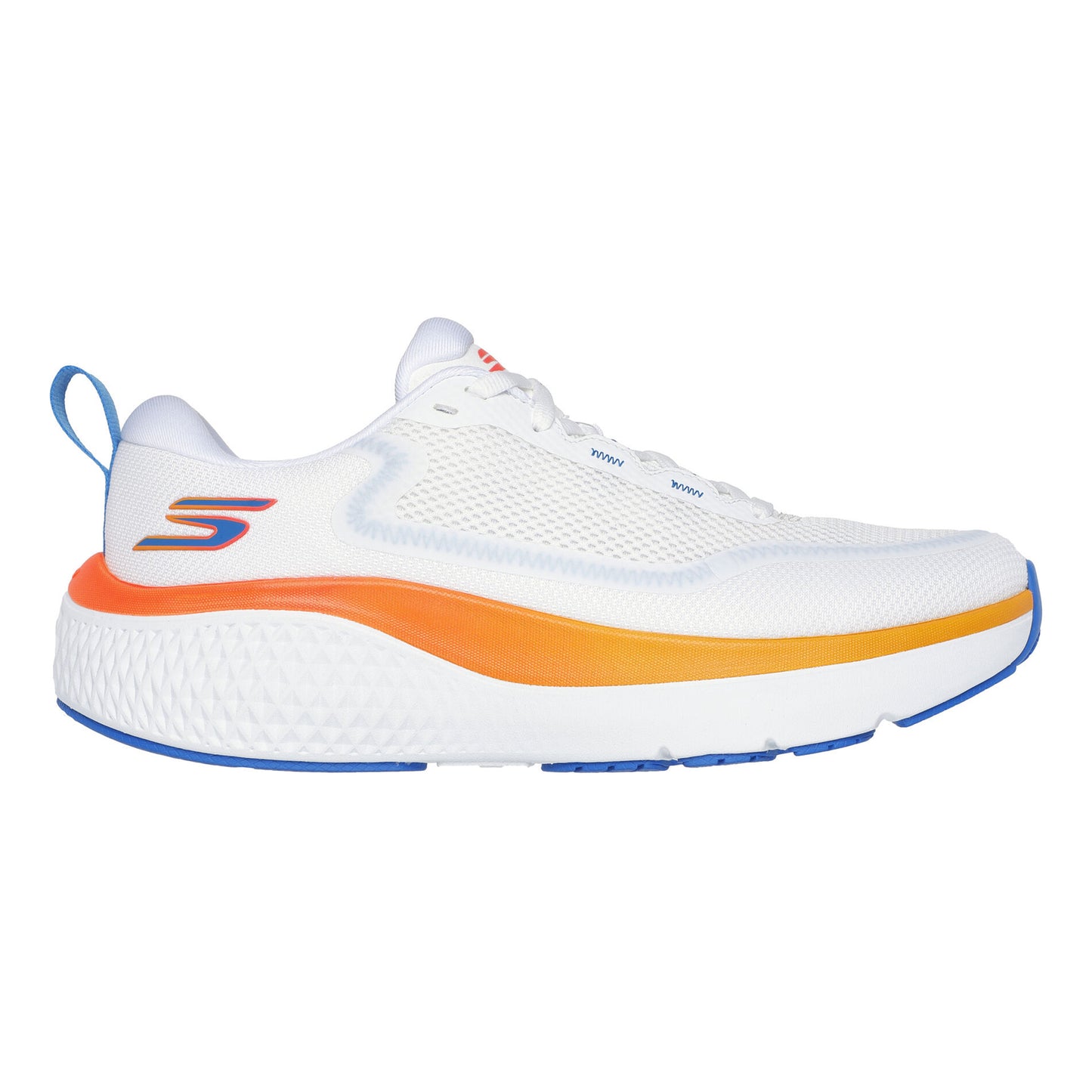 Skechers Go Run Supersonic Max Chaussure De Running Sans Stabilisateurs Hommes-Blanc,Orange