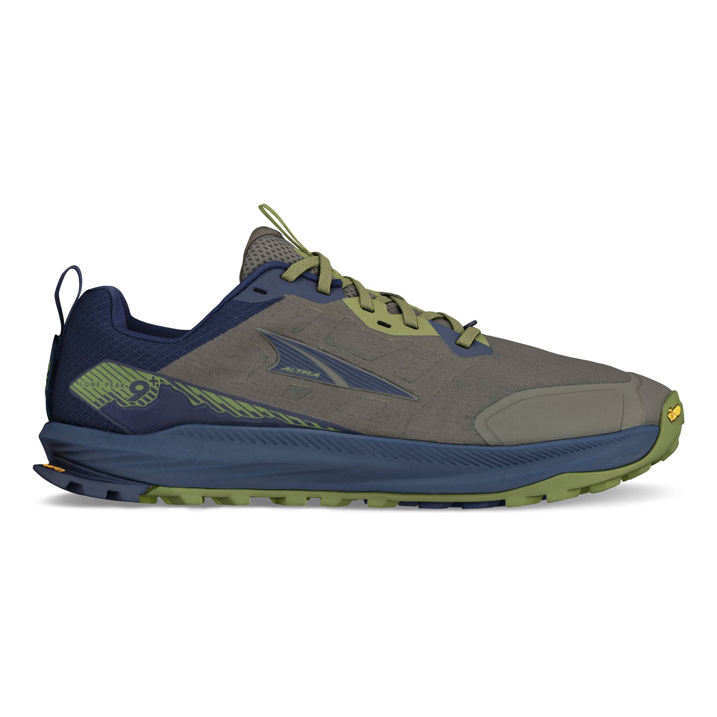 Altra Lone Peak 9+ Trailschoen Heren - olijf,