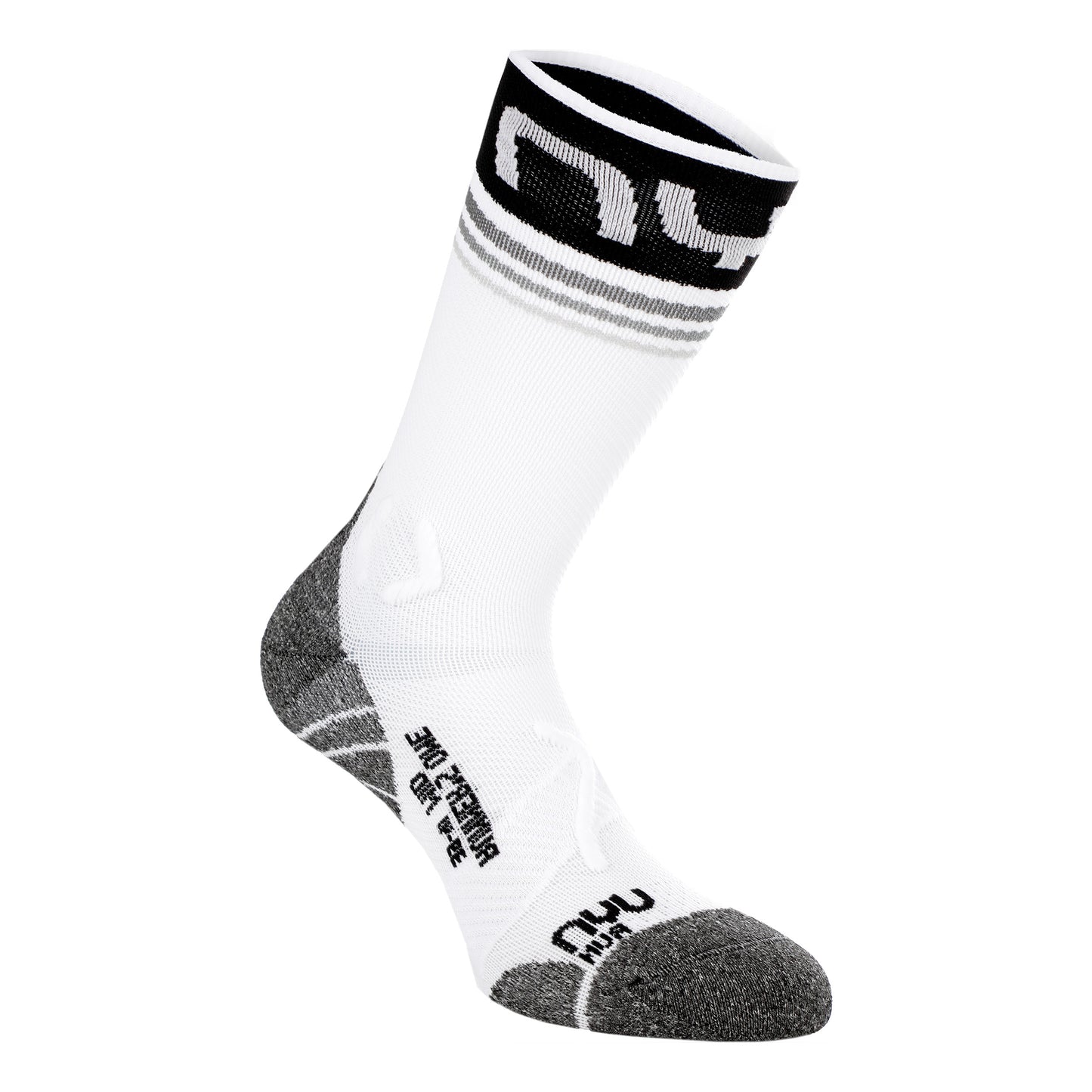 UYN Runner's One Chaussettes De Running Hommes-Blanc,Noir