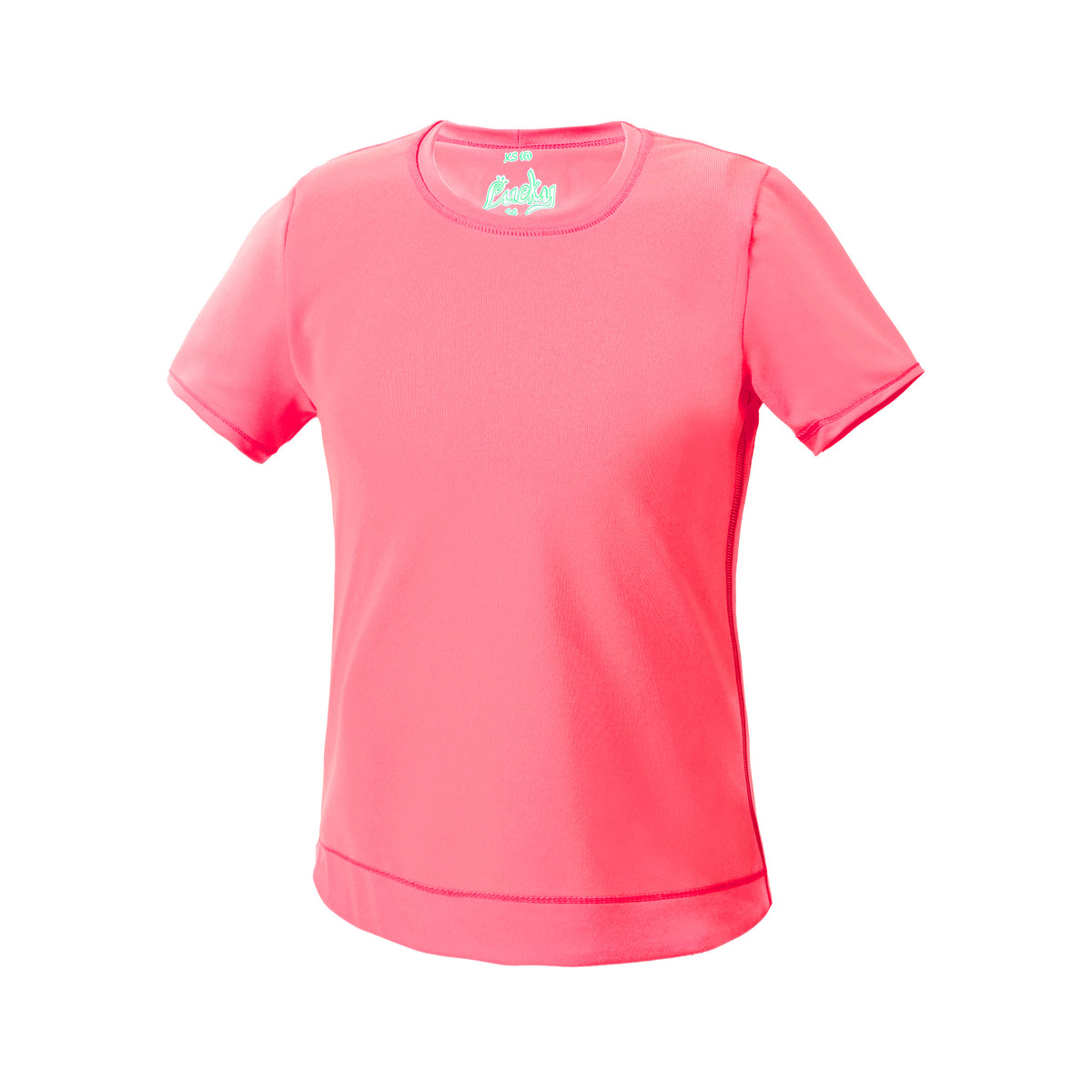 Lucky in Love Dynamic High-Low T-shirt Filles - corail,
