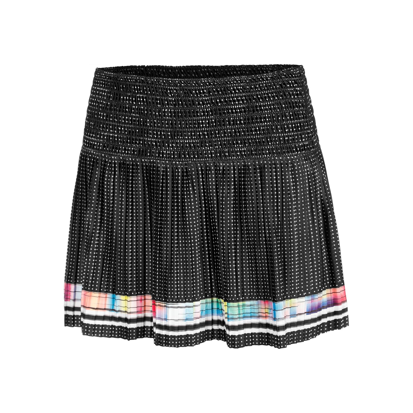 Lucky in Love Shibori Wave 14in Jupe Femmes - noir, multicouleur