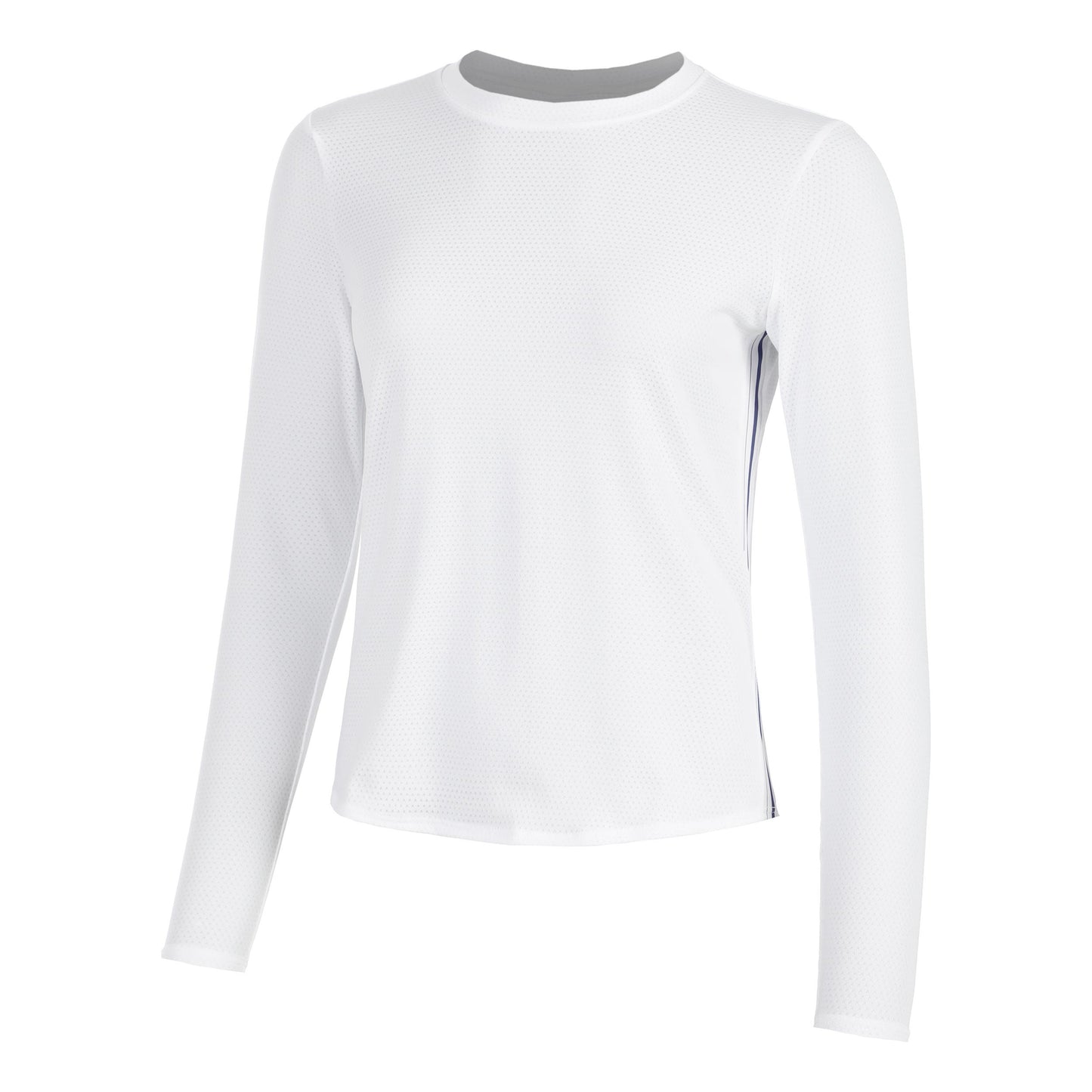Lucky in Love Chic Streak Long Sleeve Longsleeve Dames-Wit