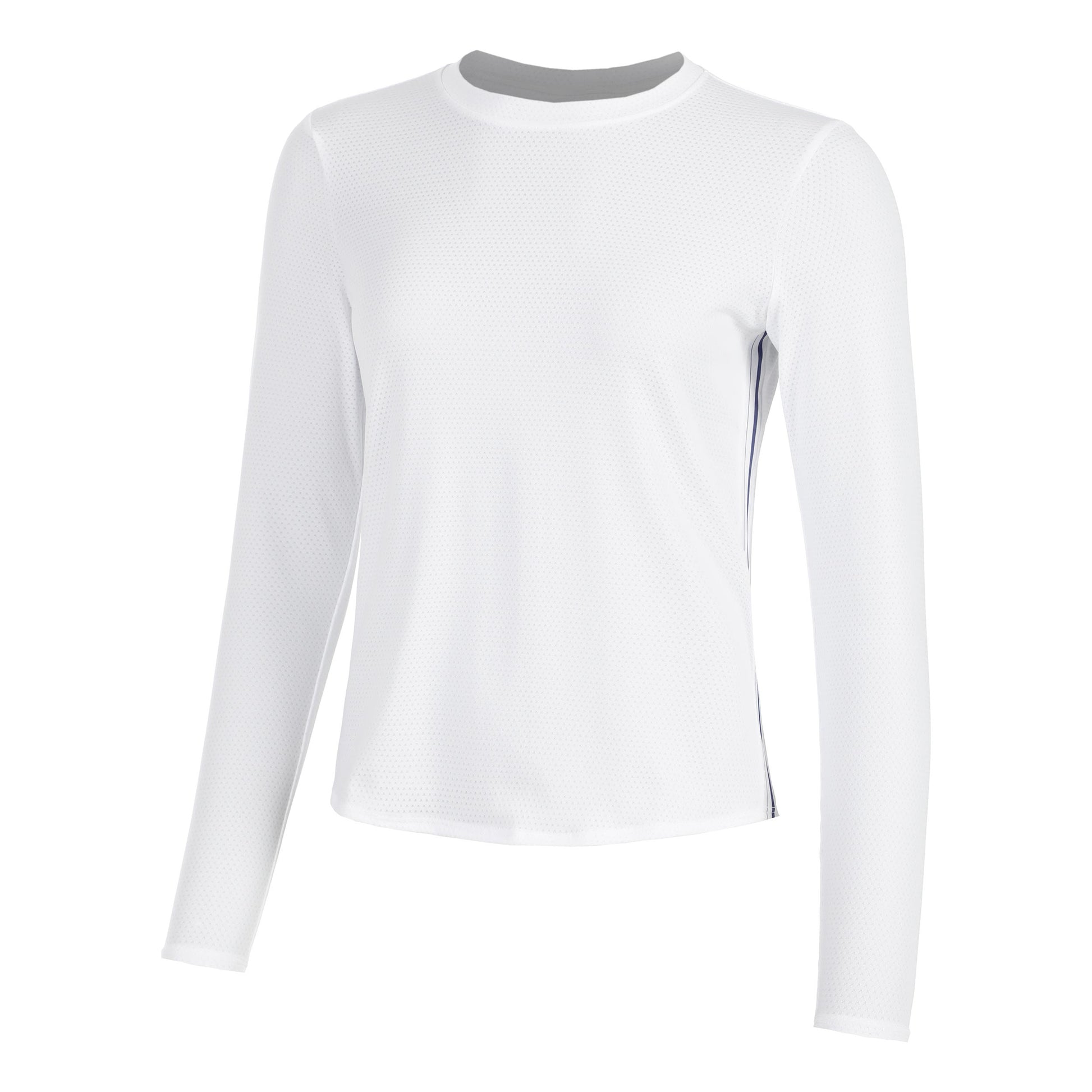 Lucky in Love Chic Streak Long Sleeve Longsleeve Dames-Wit