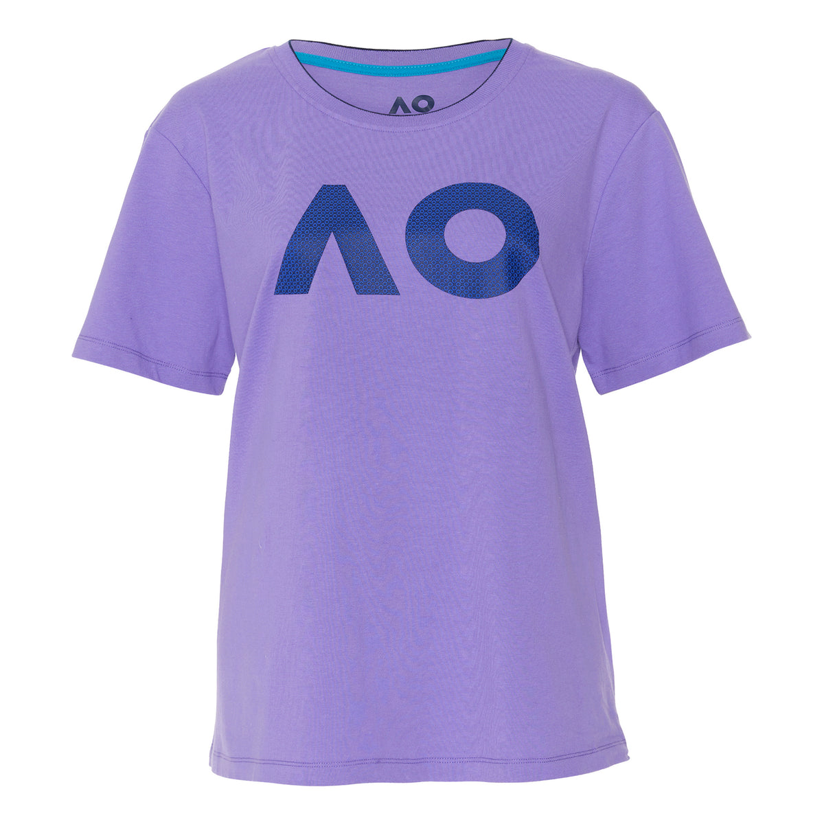 Australian Open AO Stack Print Core Logo T-shirt Femmes - violet,