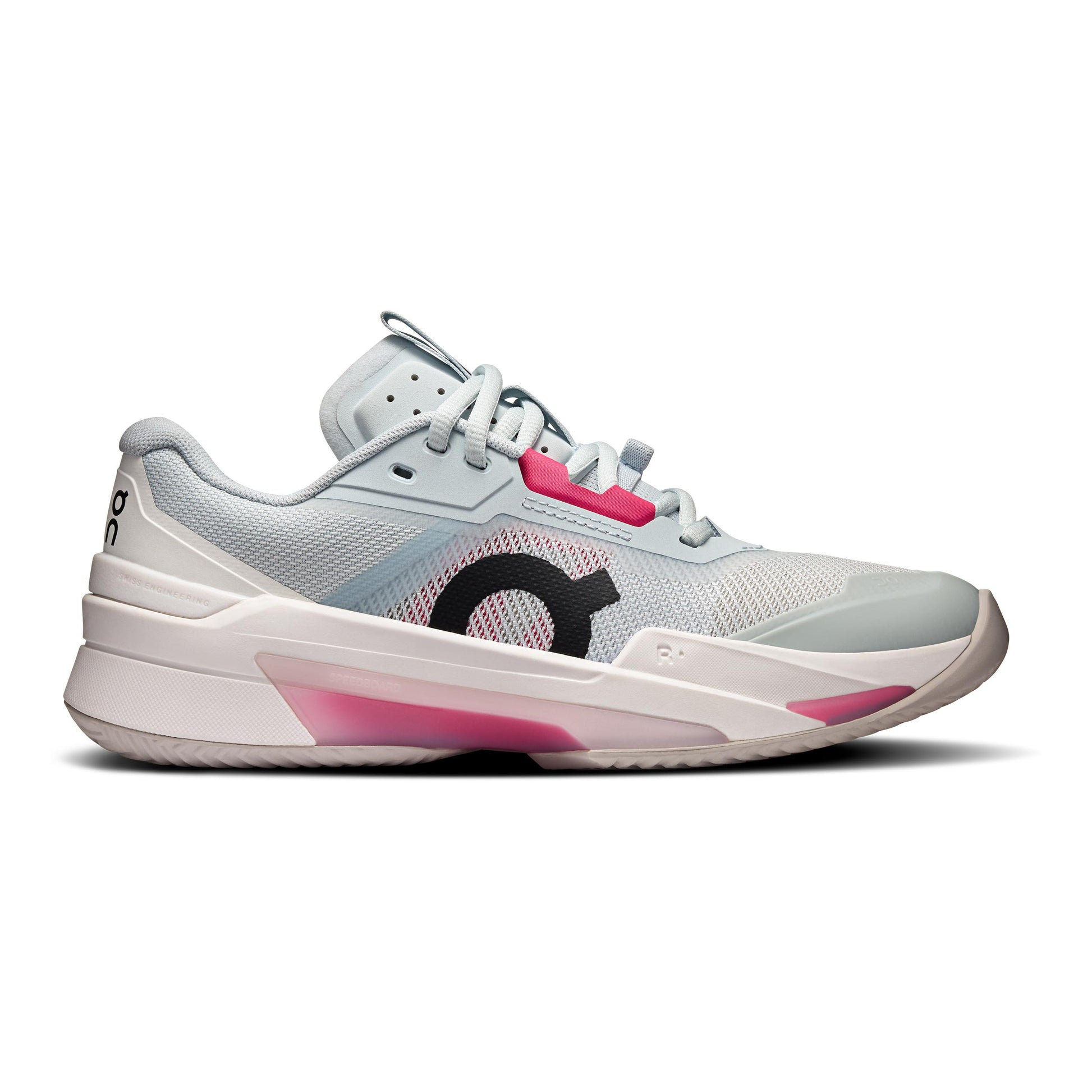 On THE ROGER Pro Fire Gravelschoen Dames - lichtblauw, roze