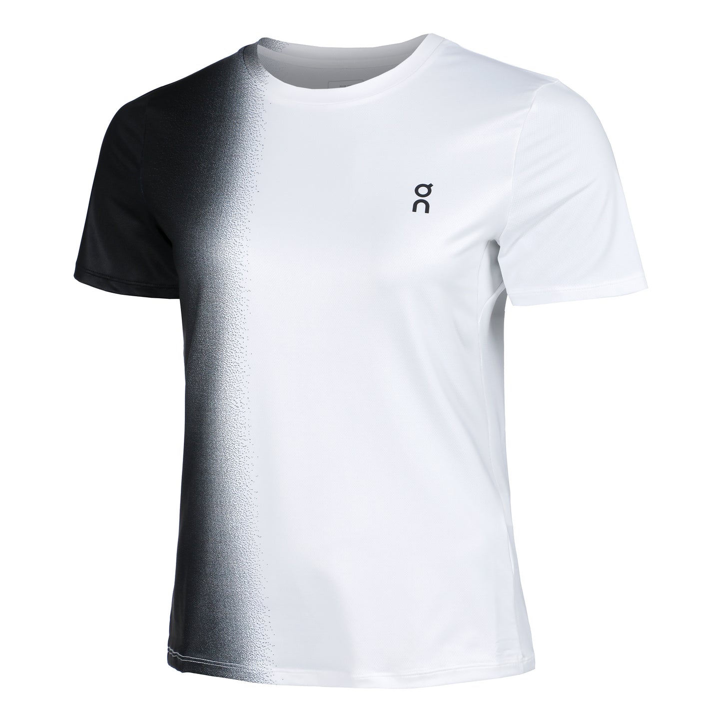 On Court T-shirt Dames - zwart, wit