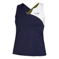 Bliss Tanktop Dames - donkerblauw, wit