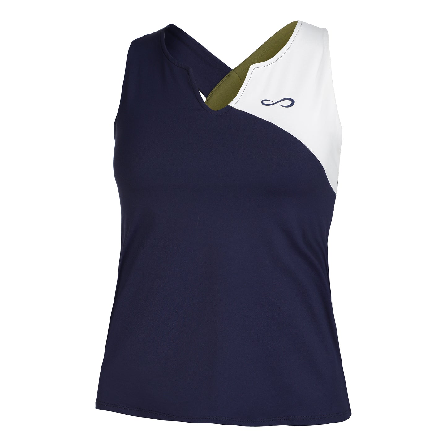 Endless Bliss Tanktop Dames - donkerblauw, wit