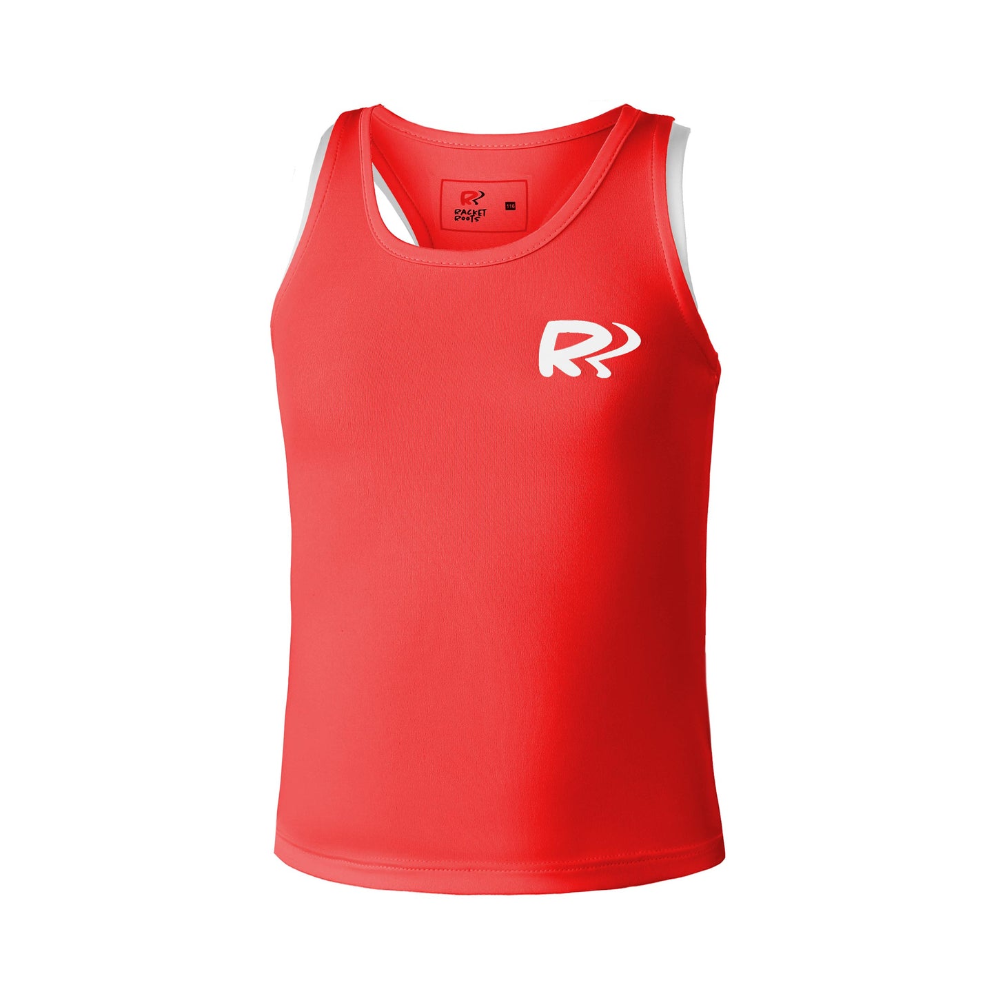 Racket Roots Teamline Tanktop Meisjes-Rood
