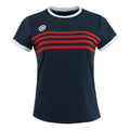 Kadiri Striped T-shirt Dames - donkerblauw, rood